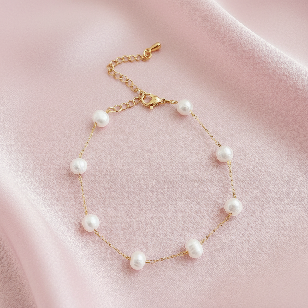 Seren ✨ Freshwater Baroque Pearls & Stainless Steel