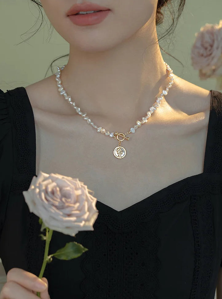 ReGal✨-Baroque Pearl Queen Necklace✨