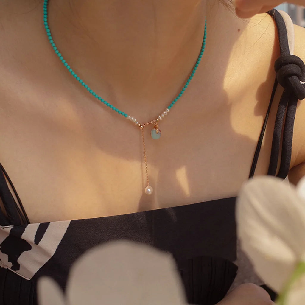 Blauli ✨-Real Pearl & Turquoise ✨