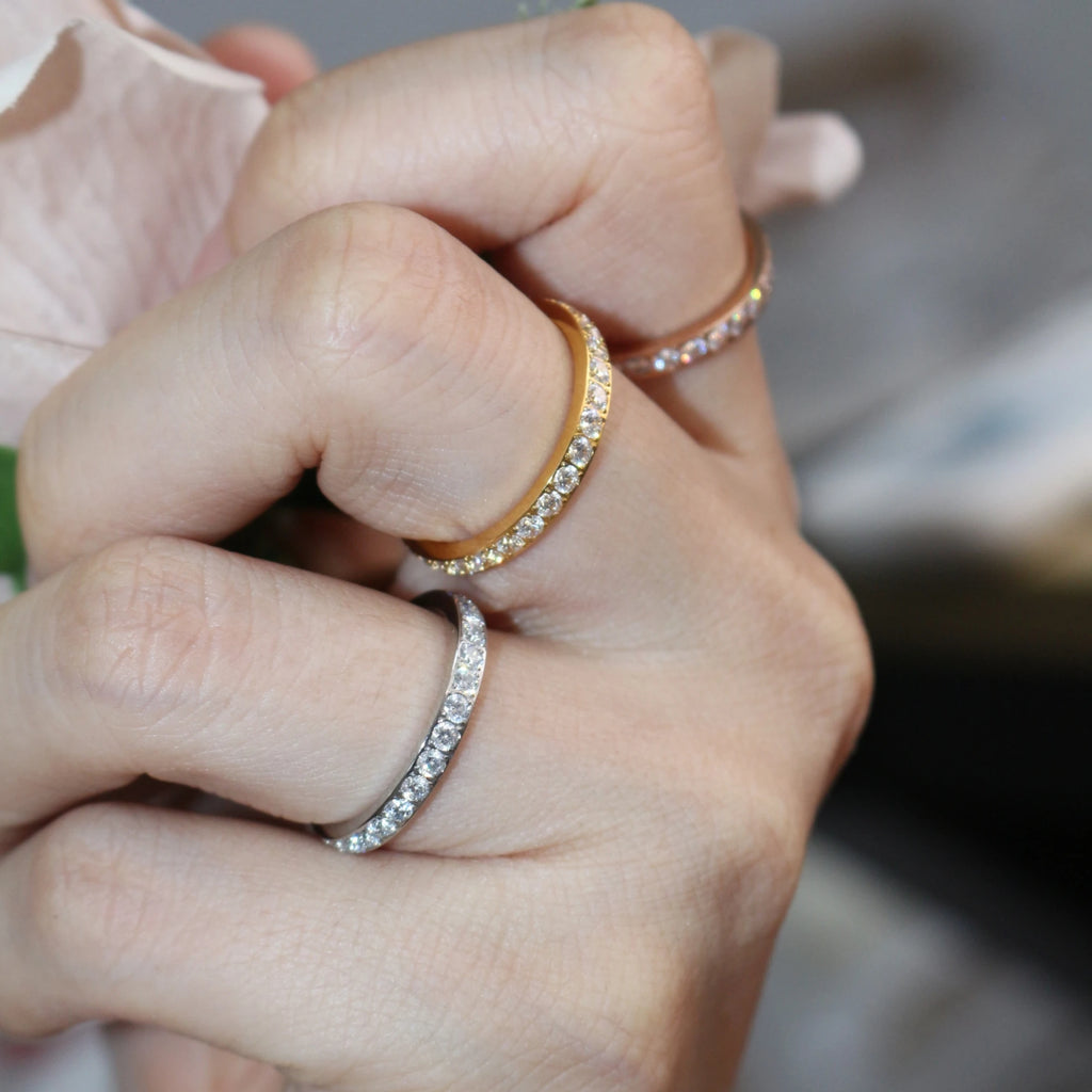 Lunar ✨ 18K Gold-Plated Cubic Zirconia