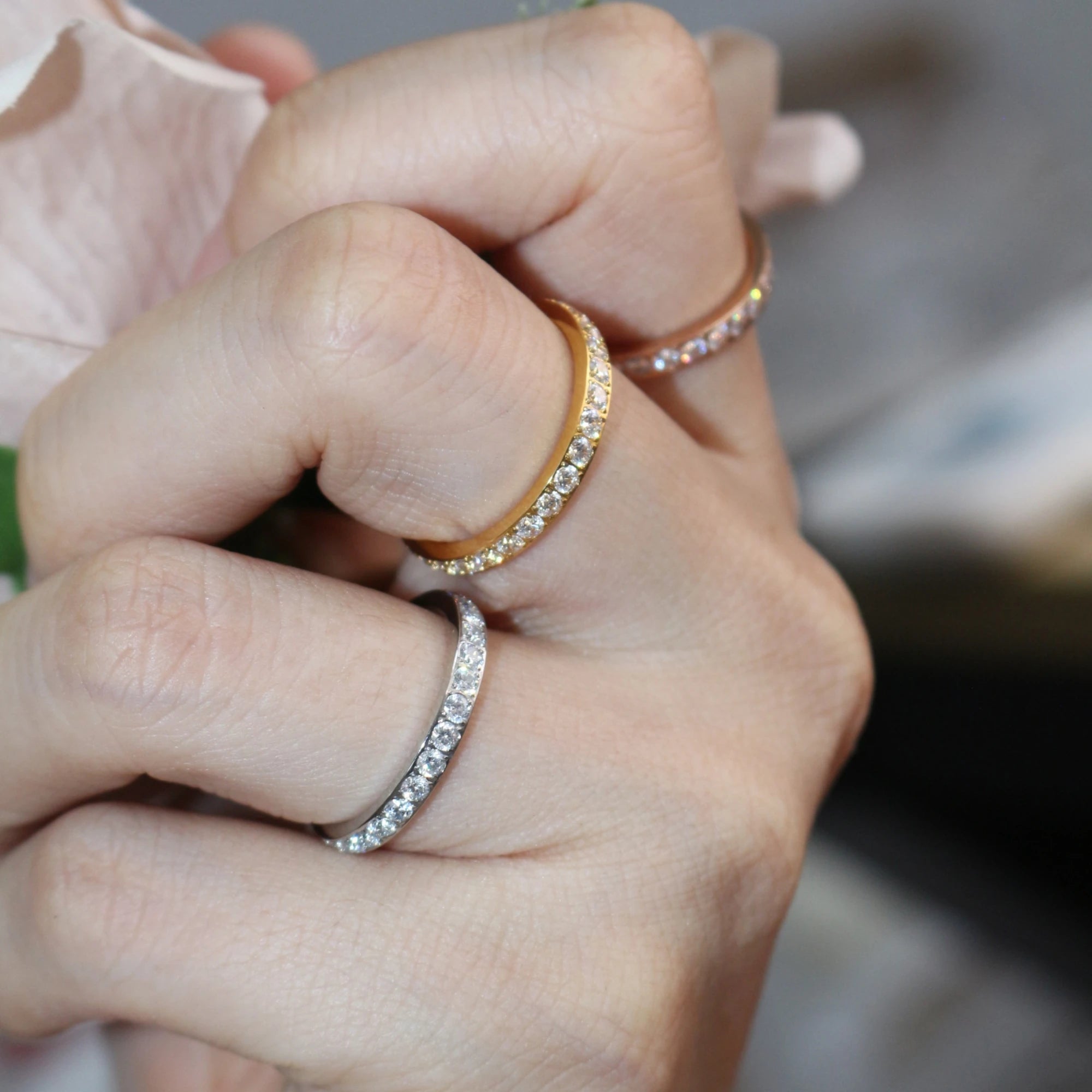 Lunar ✨ 18K Gold-Plated Cubic Zirconia