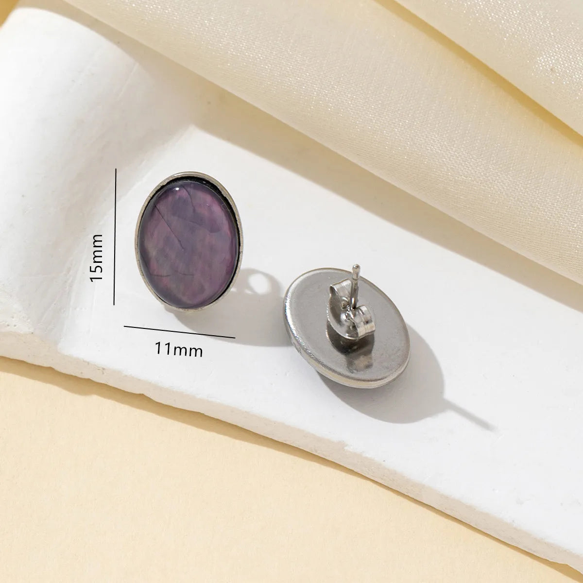 Shimmer ✨ stainless steel and natural shell