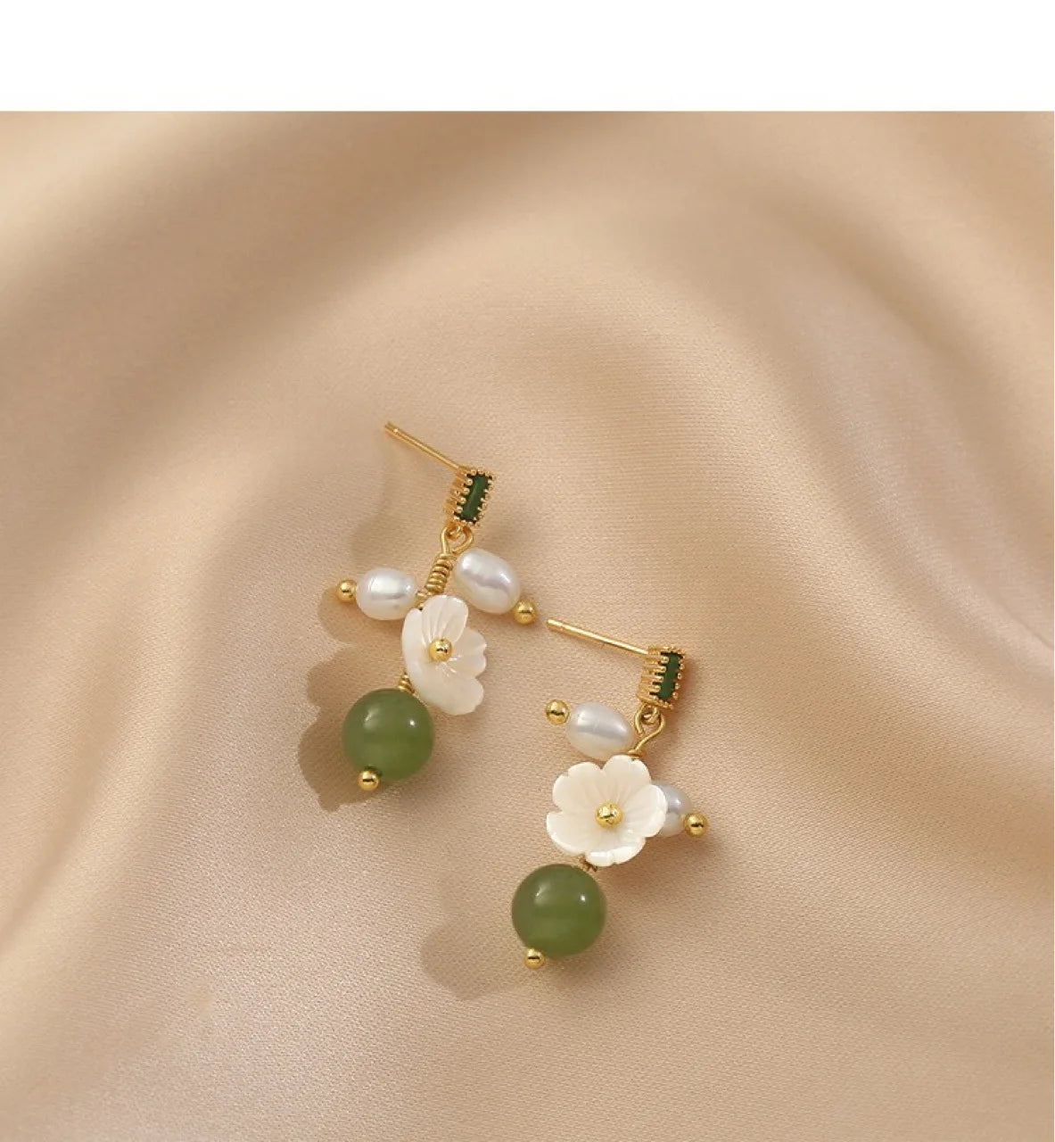 Florielle ✨Natural Freshwater , 14k G.filled