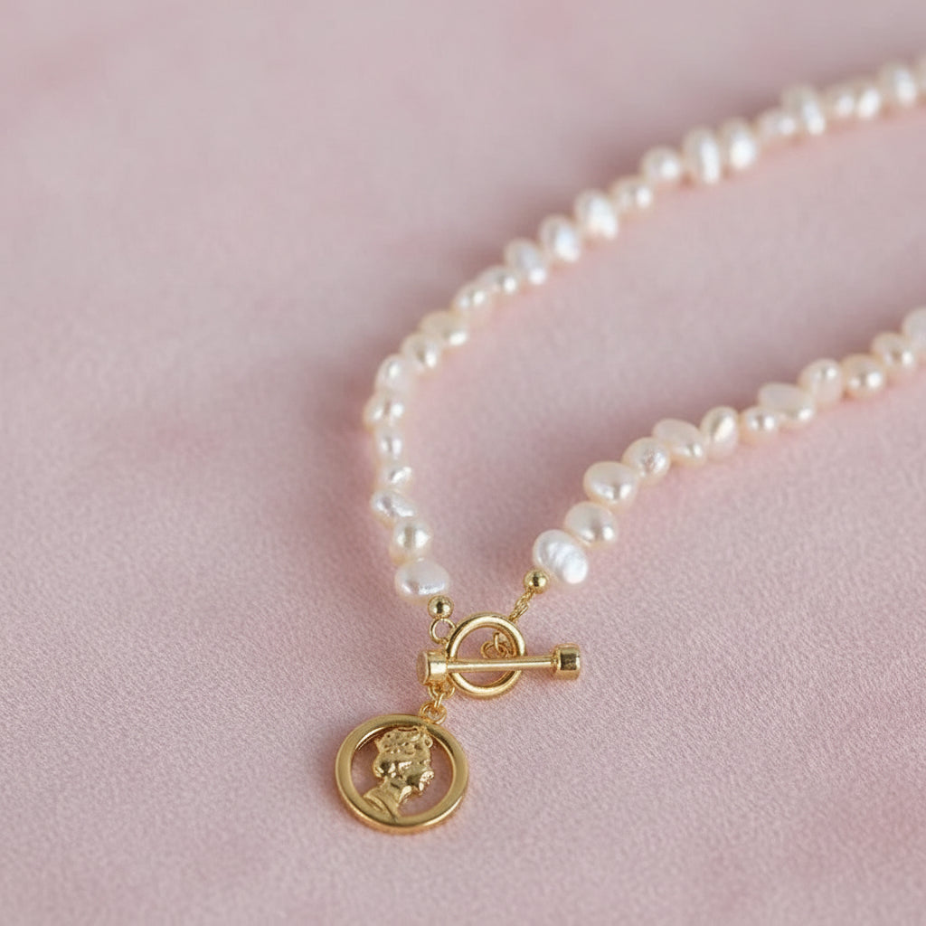 ReGal✨-Baroque Pearl Queen Necklace✨