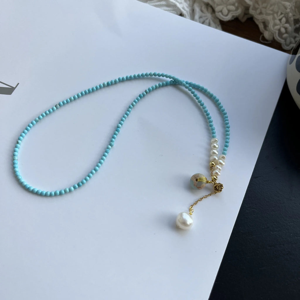 Blauli ✨-Real Pearl & Turquoise ✨