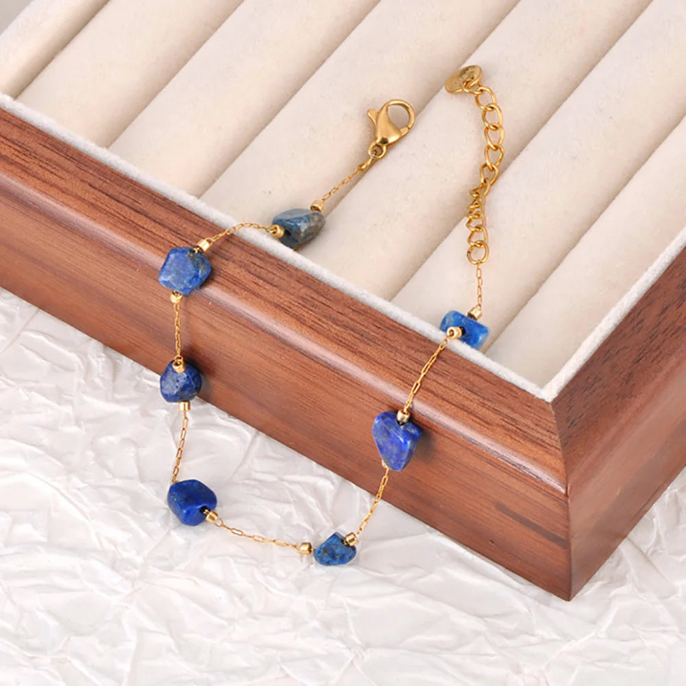 Adorn ✨ Natural Stone + Stainless Steel