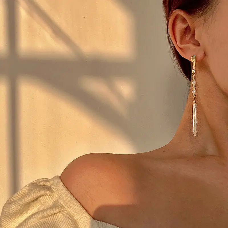 Lulwa ✨Natural freshwater & 14k plated