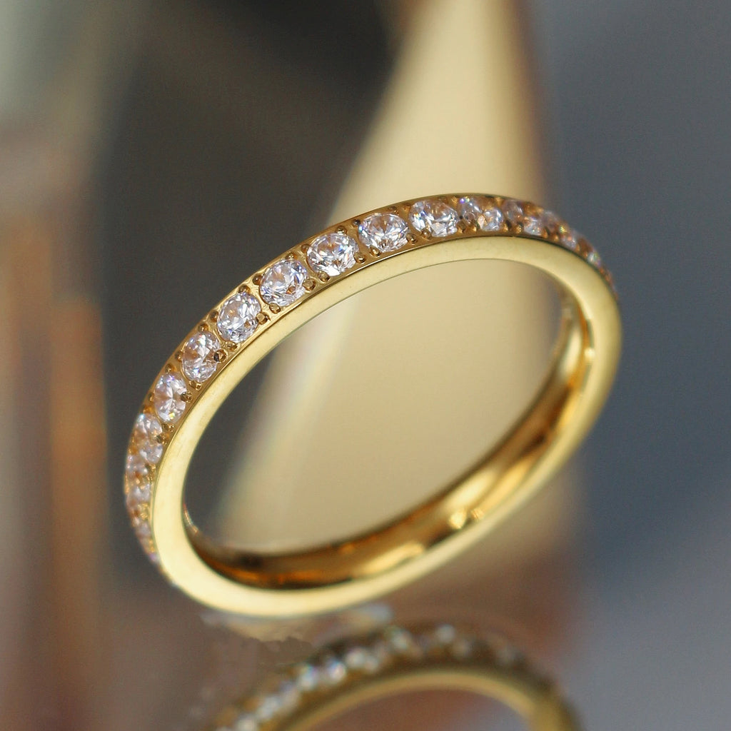 Lunar ✨ 18K Gold-Plated Cubic Zirconia