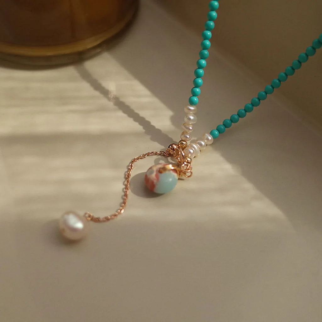 Blauli ✨-Real Pearl & Turquoise ✨