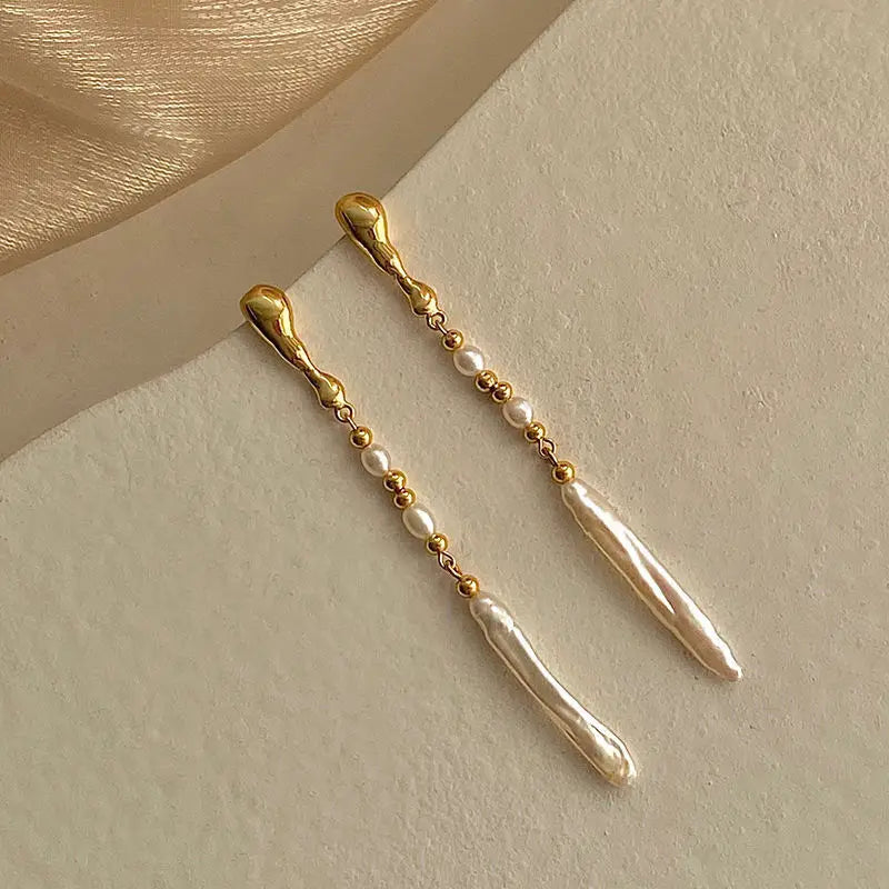 Lulwa ✨Natural freshwater & 14k plated